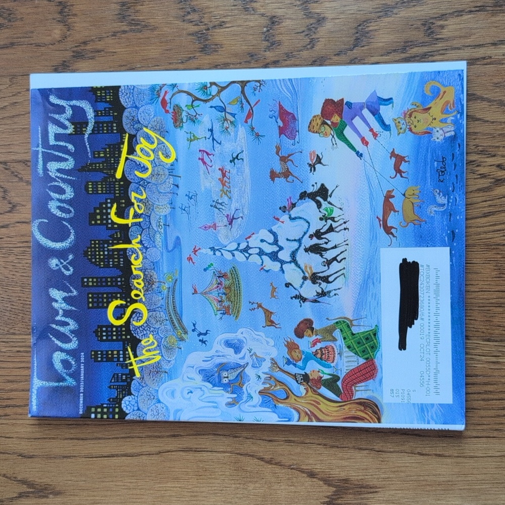Town & Country Magazine December 2023 January 2024 The Search For Joy